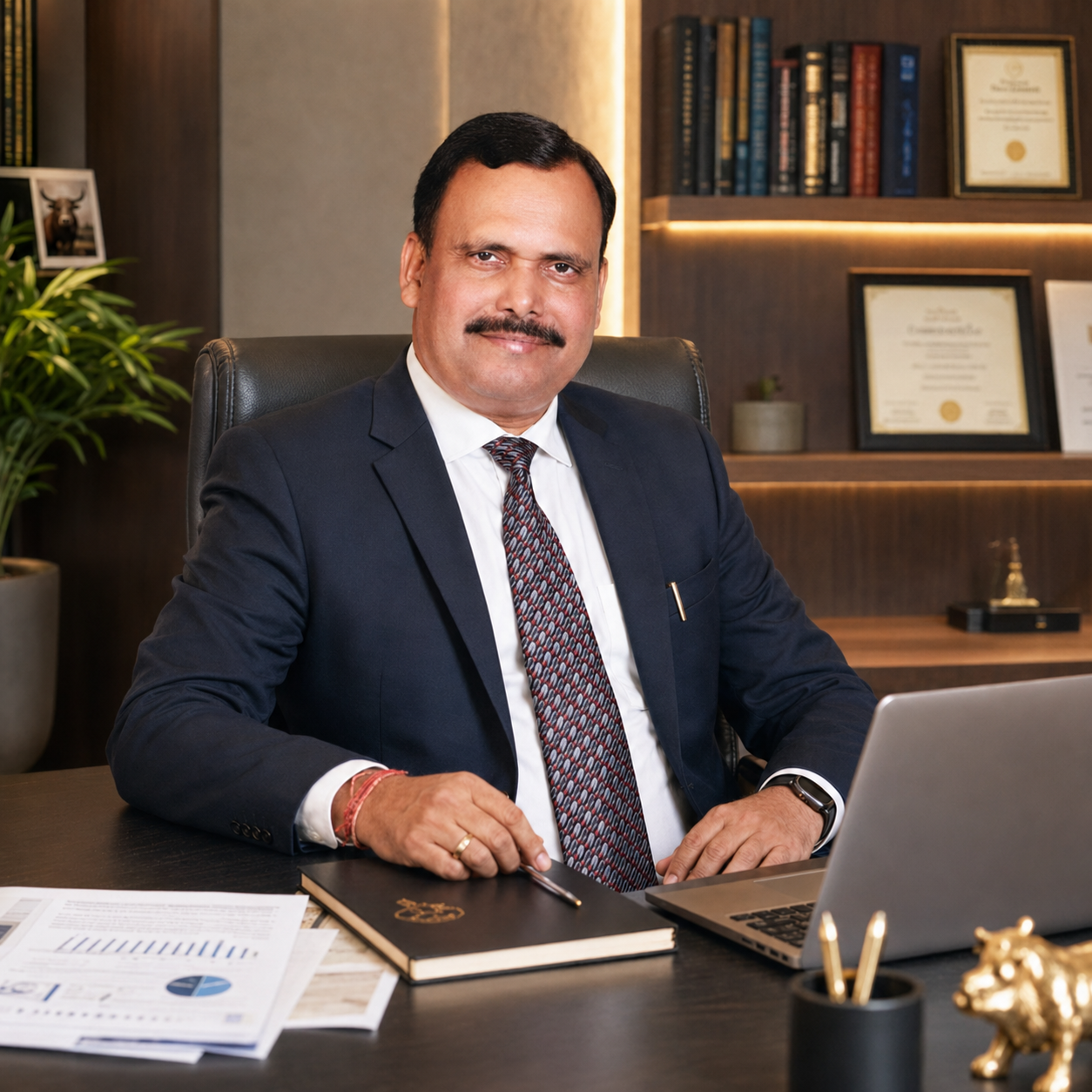 Ramjanm Prajapati, financial and insurance consultant